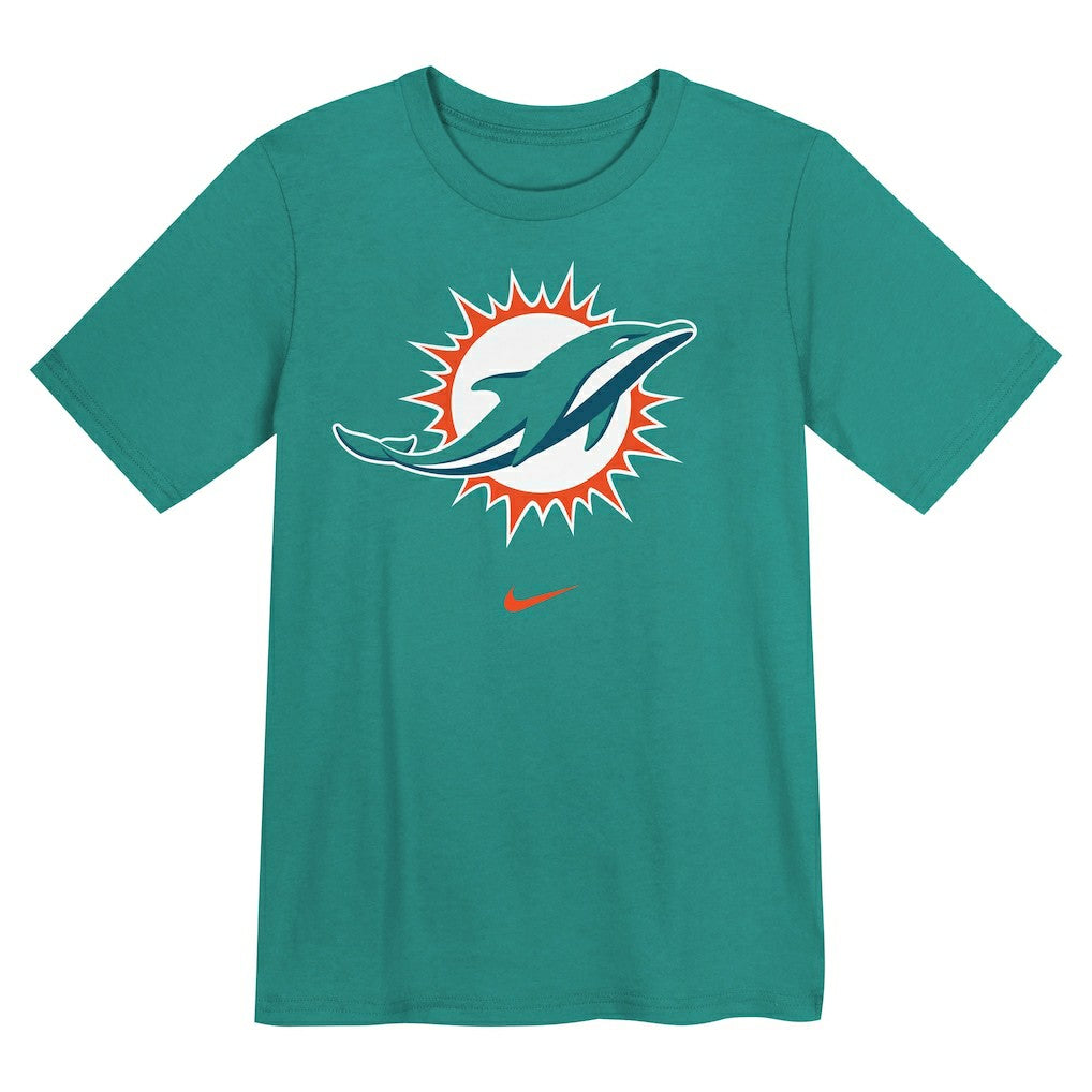 Miami Dolphins Preschool Primary Logo Legend Performance T-Shirt Aqua - Nike