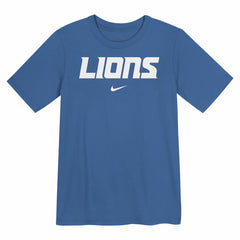 Detroit Lions Preschool Wordmark T-Shirt Blue - Nike
