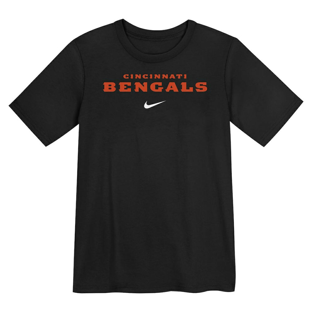 Cincinnati Bengals Preschool Wordmark T-Shirt Black - Nike