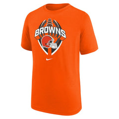 Cleveland Browns Youth Icon Legend T-Shirt Orange - Nike