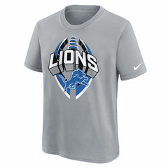 Detroit Lions Youth Icon Legend T-Shirt Gray - Nike