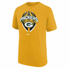 Green Bay Packers Youth Icon Legend T-Shirt Gold - Nike