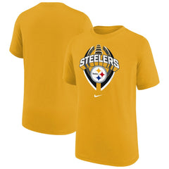 Pittsburgh Steelers Youth Icon Legend T-Shirt Gold - Nike