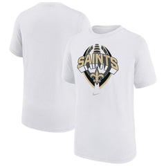 New Orleans Saints Youth Icon Legend T-Shirt White - Nike