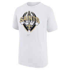 New Orleans Saints Youth Icon Legend T-Shirt White - Nike