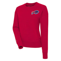 Buffalo Bills Antigua Women's Forward Fleece Pullover Sweatshirt Red - NFL