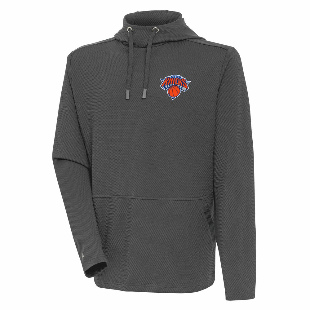NBA - New York Knicks Antigua Pure Honeycomb Pullover Hoodie - Pewter