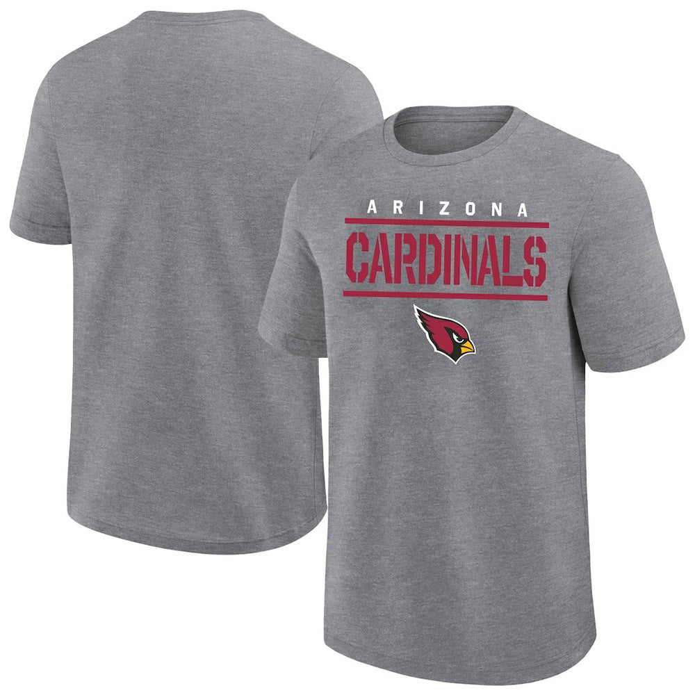 Arizona Cardinals Big & Tall Top Notch T-Shirt Heather Gray - Fanatics