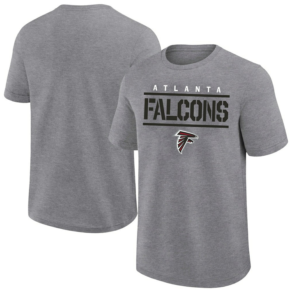 Atlanta Falcons Big & Tall Top Notch T-Shirt Heather Gray - Fanatics