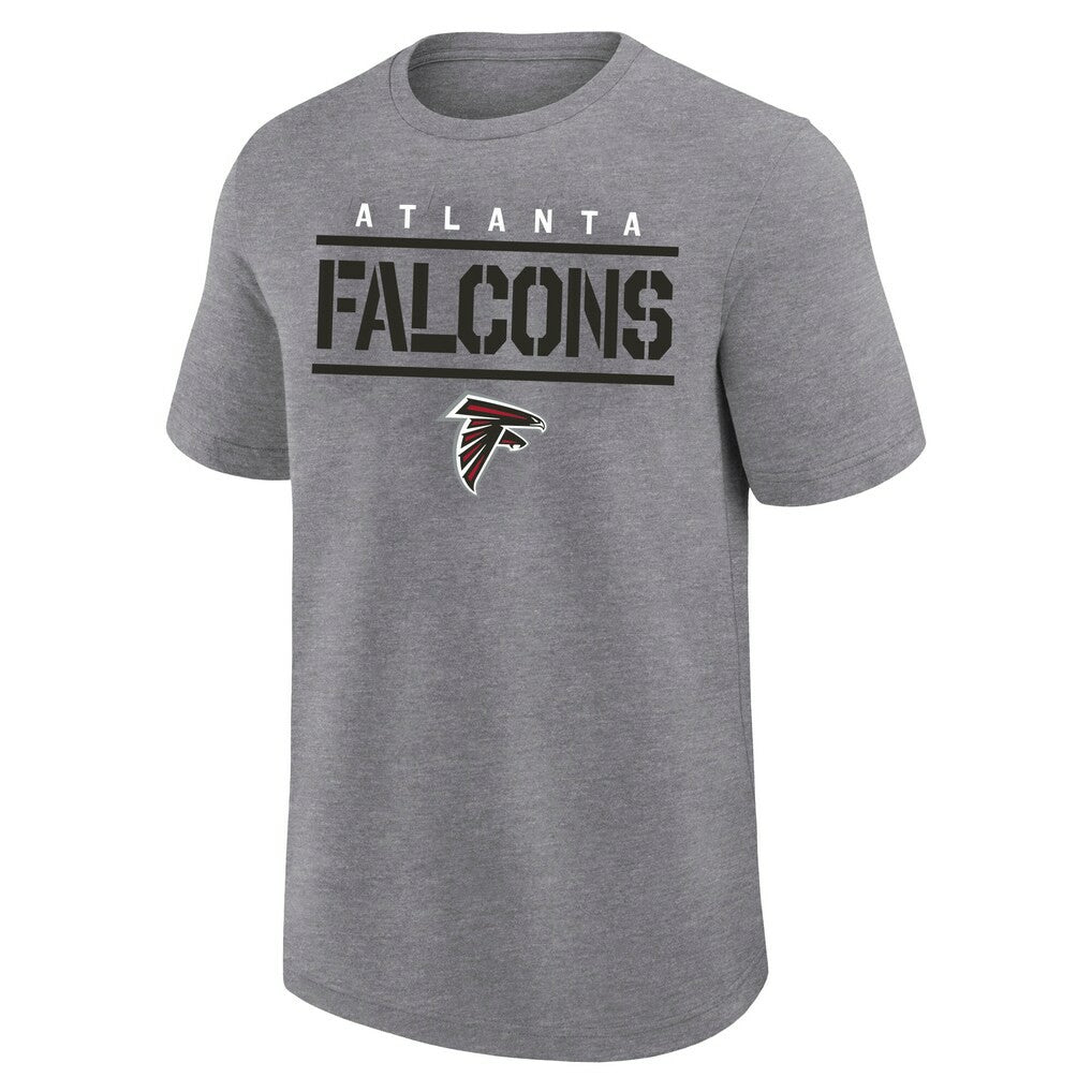 Atlanta Falcons Big & Tall Top Notch T-Shirt Heather Gray - Fanatics