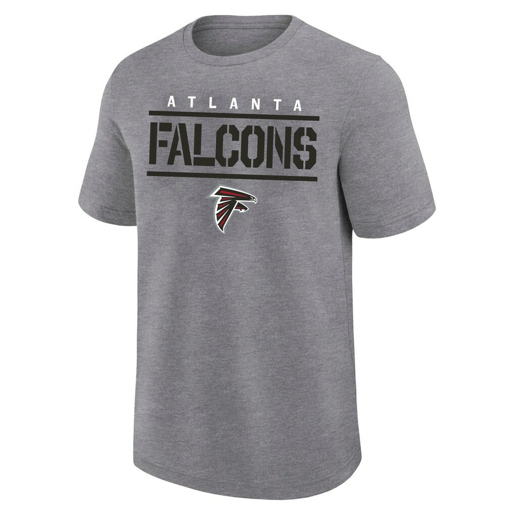 Atlanta Falcons Big & Tall Top Notch T-Shirt Heather Gray - Fanatics