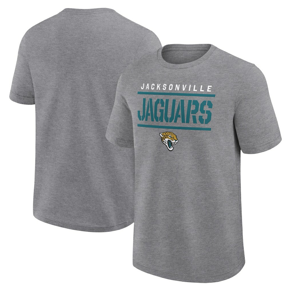 Jacksonville Jaguars Big & Tall Top Notch T-Shirt Heather Gray - Fanatics