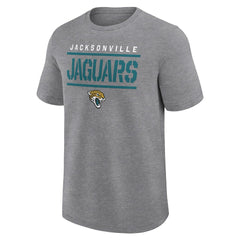 Jacksonville Jaguars Big & Tall Top Notch T-Shirt Heather Gray - Fanatics