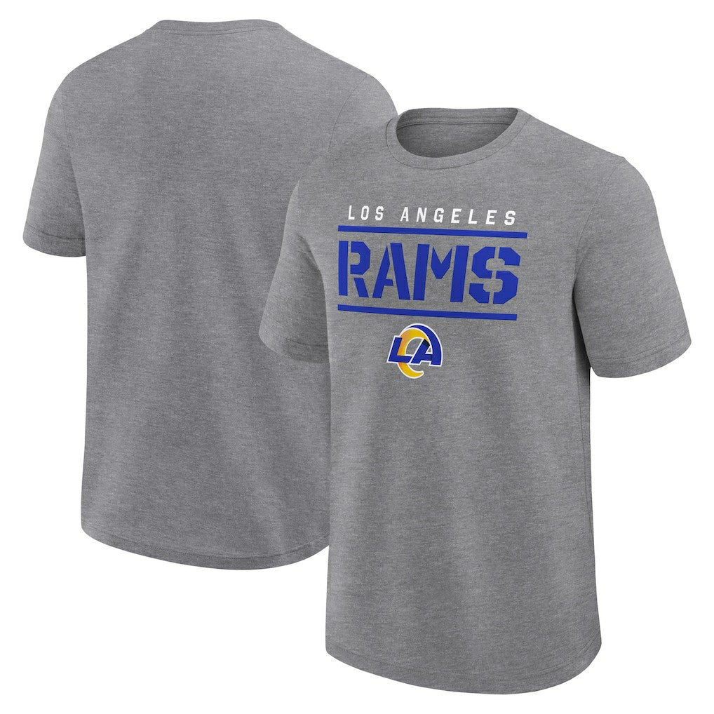 Los Angeles Rams Big & Tall Top Notch T-Shirt Heather Gray - Fanatics