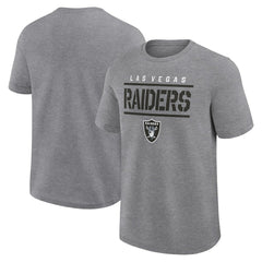 Las Vegas Raiders Big & Tall Top Notch T-Shirt Heather Gray - Fanatics