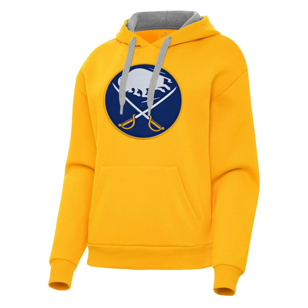 Buffalo Sabres - Antigua Women's Victory Pullover Hoodie Gold