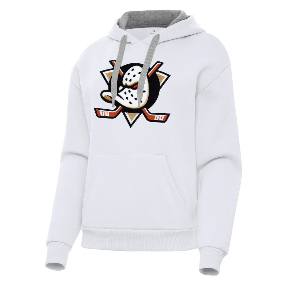 Anaheim Ducks - Antigua Women's Victory Pullover Hoodie White