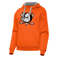 Anaheim Ducks - Antigua Women's Victory Pullover Hoodie Orange