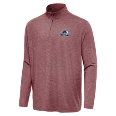 Colorado Avalanche - Antigua Hunk Quarter-Zip Top Burgundy