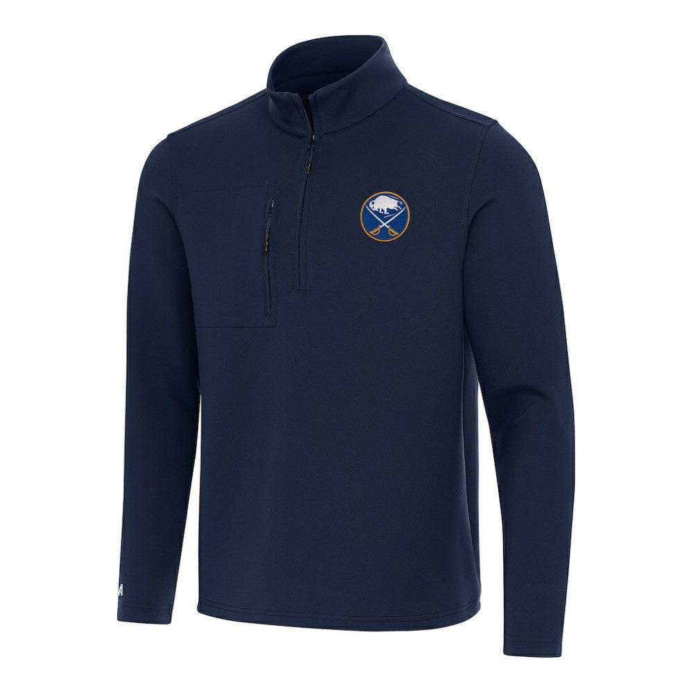 Buffalo Sabres - Antigua Insider Quarter-Zip Top Navy
