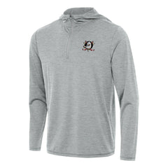 Anaheim Ducks - Antigua Tidy Quarter-Zip Hoodie Heather Gray
