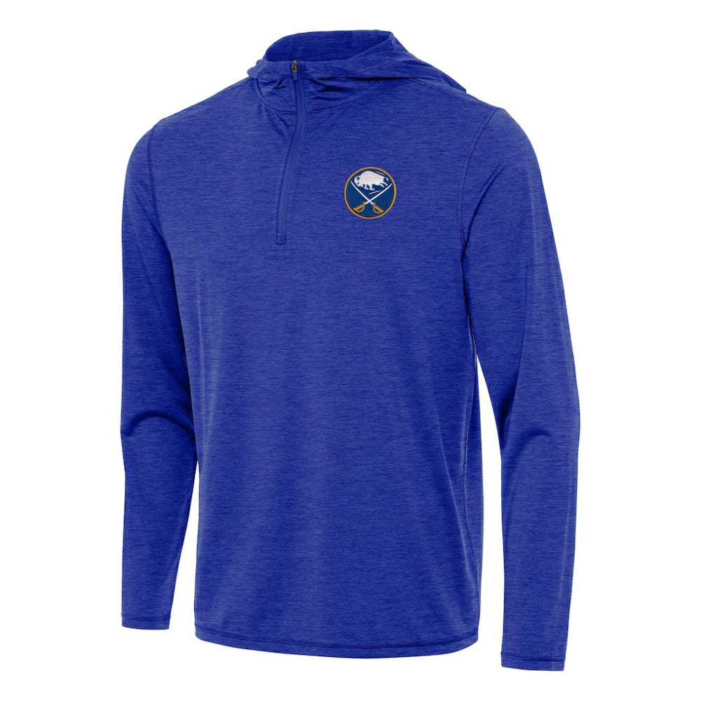 Buffalo Sabres - Antigua Tidy Quarter-Zip Hoodie Heather Royal