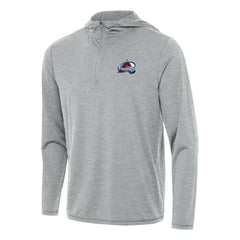 Colorado Avalanche - Antigua Tidy Quarter-Zip Hoodie Heather Gray