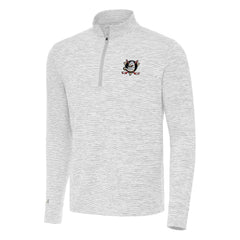 Anaheim Ducks - Antigua Cause Quarter-Zip Top Gray
