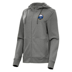 Buffalo Sabres - Antigua Women's Seeker Full-Zip Hoodie Heather Black