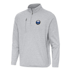 Buffalo Sabres - Antigua Certain Quarter-Zip Tri-Blend Sweatshirt Heather Gray