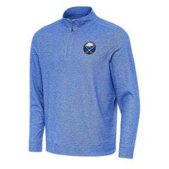 Buffalo Sabres - Antigua Subtle Quarter-Zip Sweatshirt Heather Royal