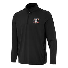 Anaheim Ducks - Antigua Perilous Quarter-Zip Sweatshirt Black