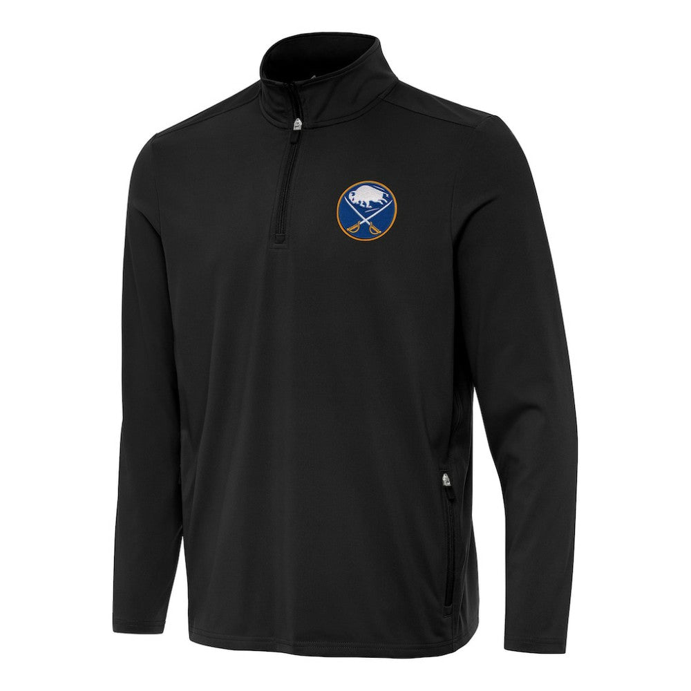 Buffalo Sabres - Antigua Perilous Quarter-Zip Sweatshirt Black