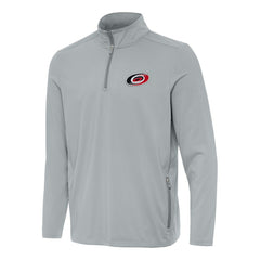Carolina Hurricanes - Antigua Perilous Quarter-Zip Sweatshirt Gray