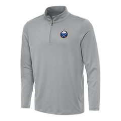Buffalo Sabres - Antigua Reprocess Quarter-Zip Top Gray