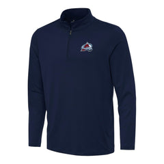 Colorado Avalanche - Antigua Reprocess Quarter-Zip Top Navy