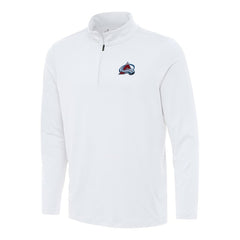 Colorado Avalanche - Antigua Reprocess Quarter-Zip Top White