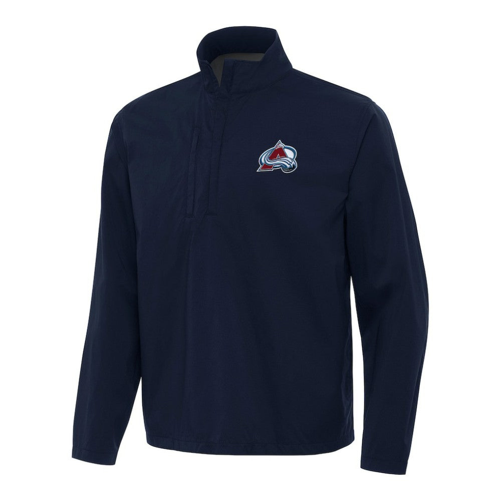 Colorado Avalanche - Antigua Brisk Quarter-Zip Windbreaker Navy