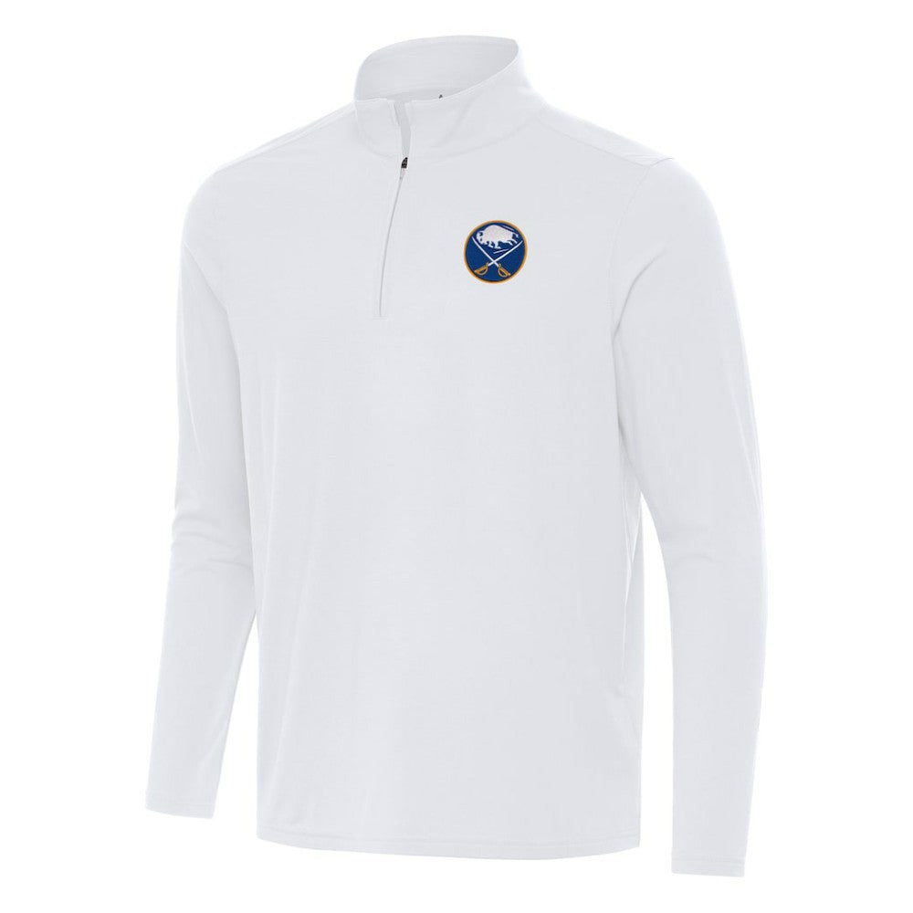 Buffalo Sabres - Antigua Intent Quarter-Zip Top White