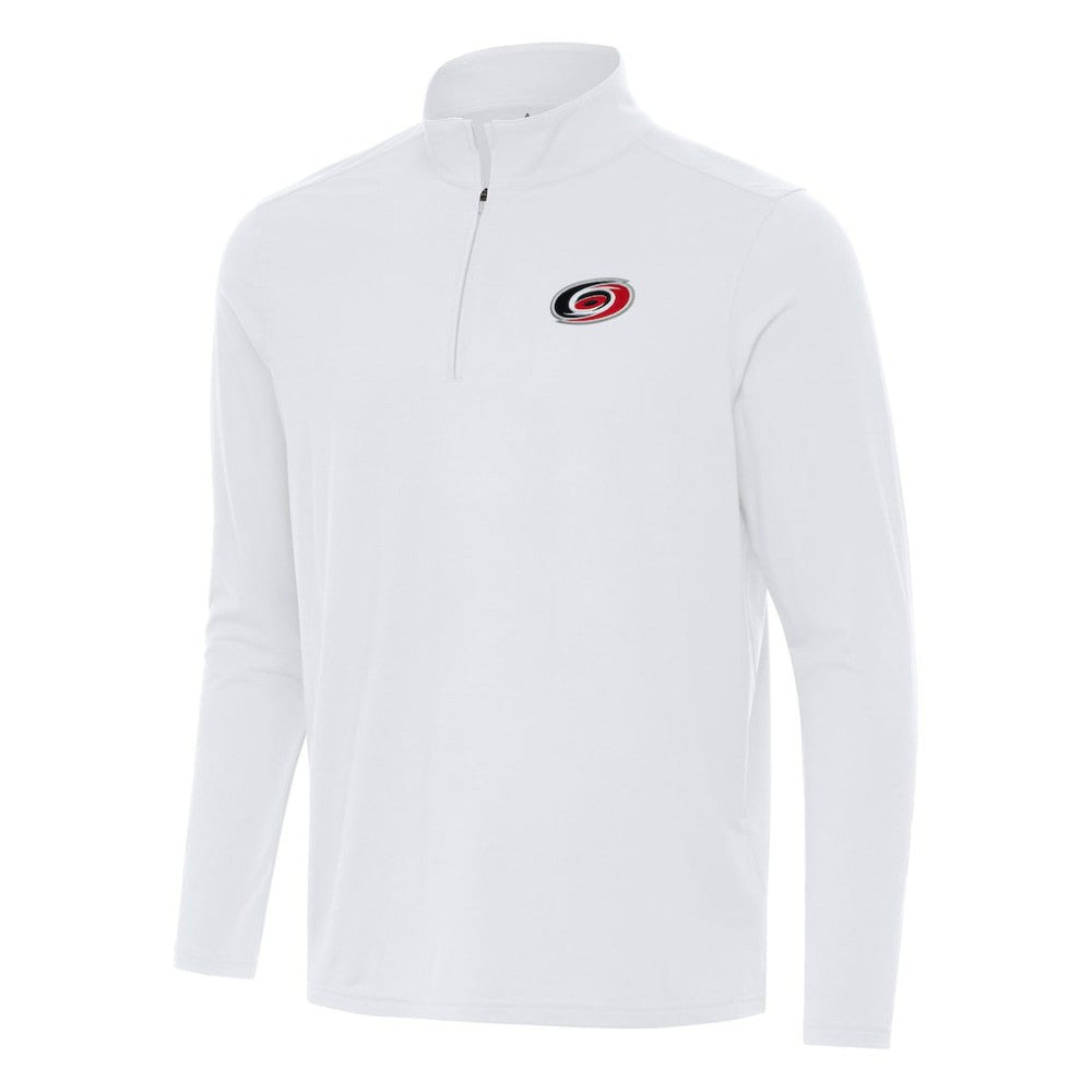 Carolina Hurricanes - Antigua Intent Quarter-Zip Top White