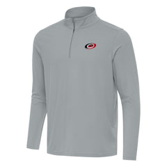 Carolina Hurricanes - Antigua Intent Quarter-Zip Top Gray