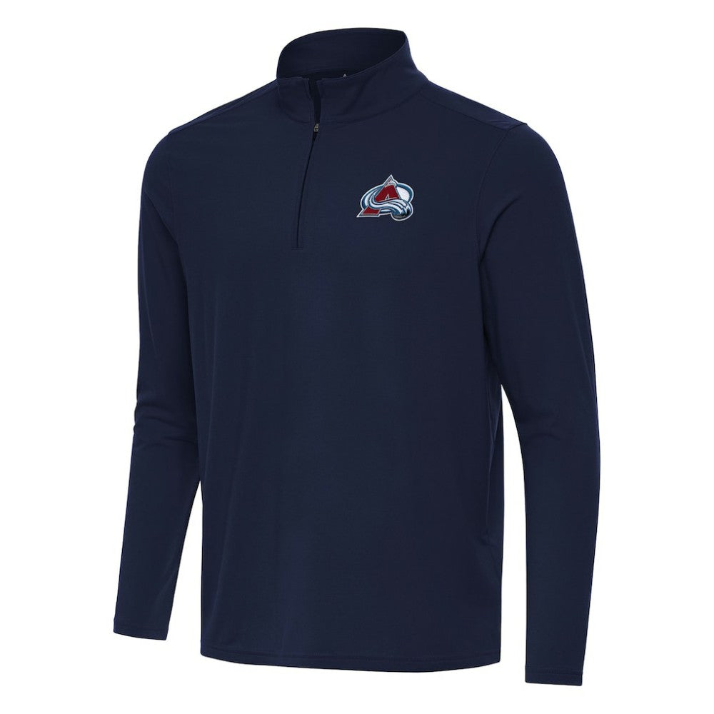 Colorado Avalanche - Antigua Intent Quarter-Zip Top Navy