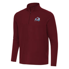 Colorado Avalanche - Antigua Intent Quarter-Zip Top Burgundy