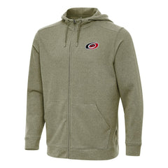Carolina Hurricanes - Antigua Effortless Full-Zip Hoodie Jacket Olive