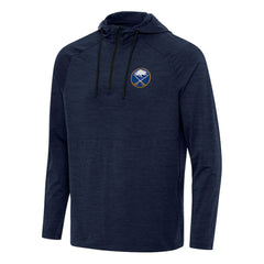Buffalo Sabres - Antigua Spikes Quarter-Zip Hoodie Heather Navy
