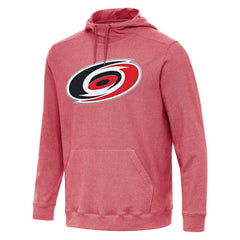 Carolina Hurricanes - Antigua Cloud Pullover Hoodie Heather Red