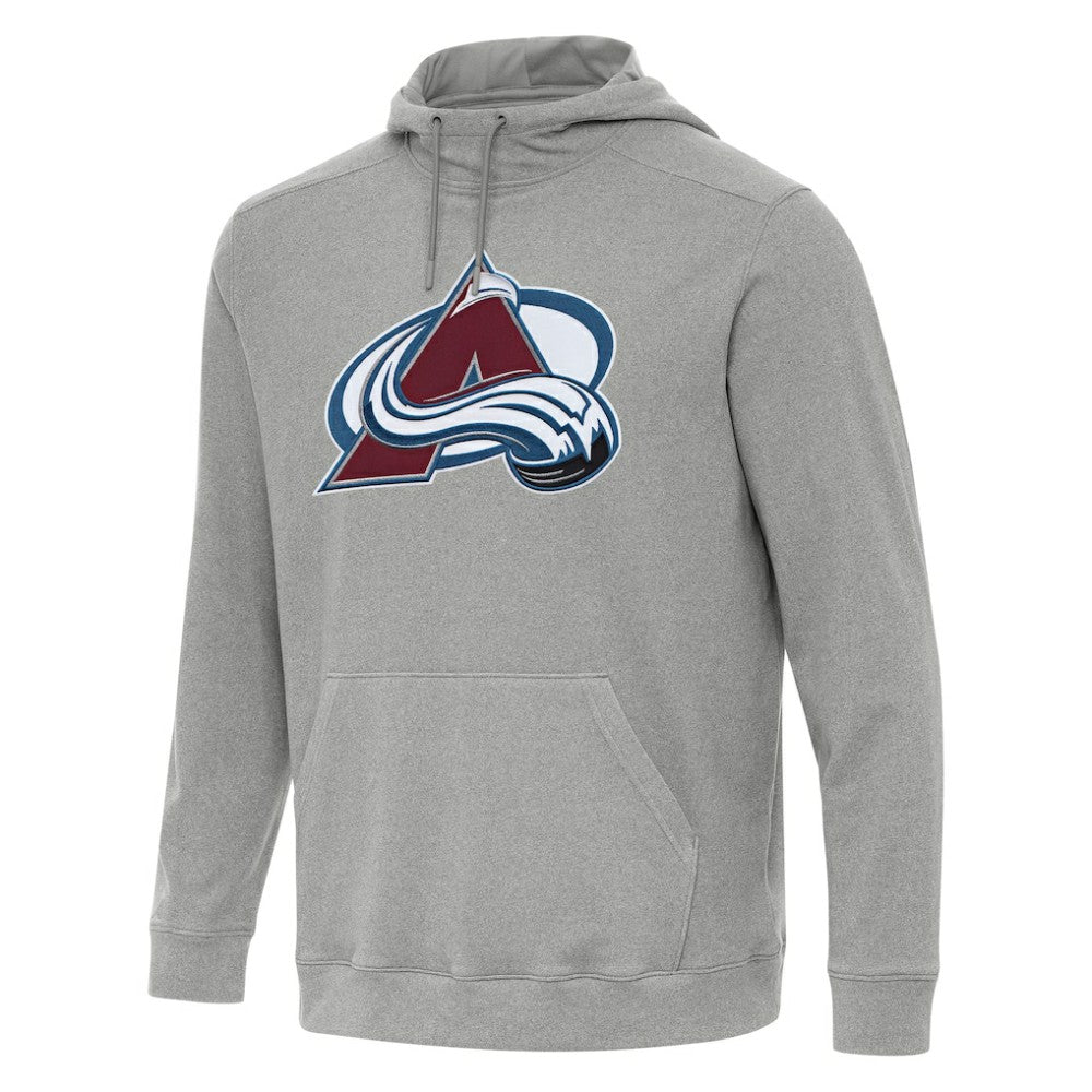 Colorado Avalanche - Antigua Cloud Pullover Hoodie Heather Gray