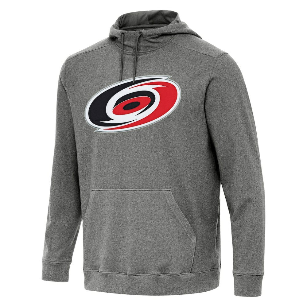 Carolina Hurricanes - Antigua Cloud Pullover Hoodie Heather Black