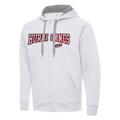 Carolina Hurricanes - Antigua Big & Tall Victory Full-Zip Hoodie White