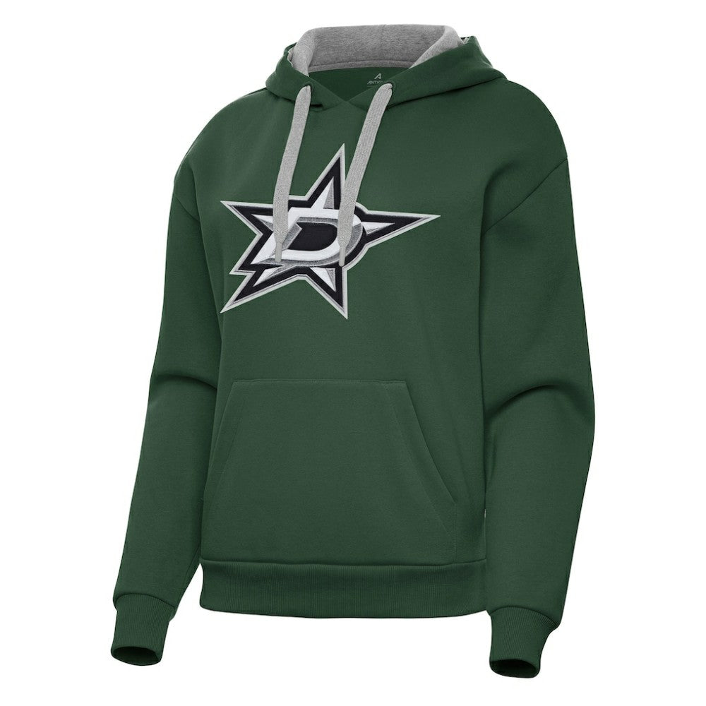 Dallas Stars - Antigua Women's Victory Pullover Hoodie Hunter Green